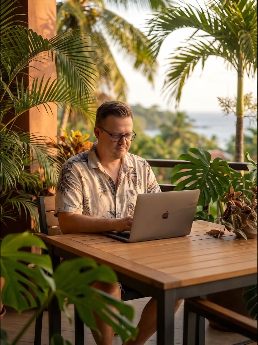 David Lörincz in Bali